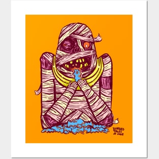 Monster Cookie Mummy Posters and Art